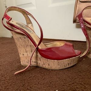 steve madden wedged heels